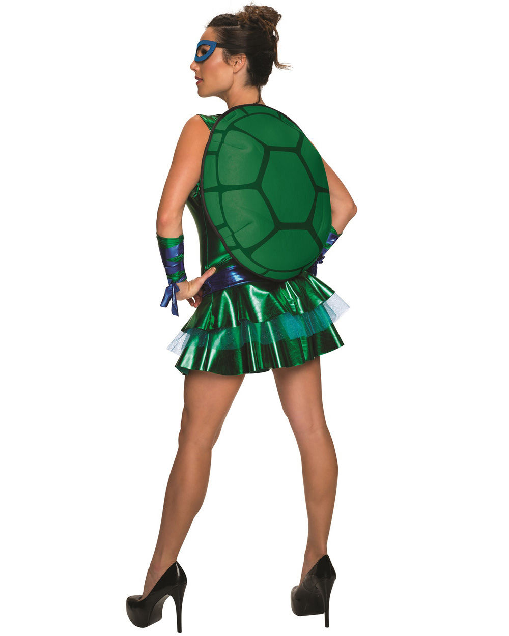 Cl652 Teenage Mutant Ninja Turtles Tmnt Womens Adult Fancy Dress 